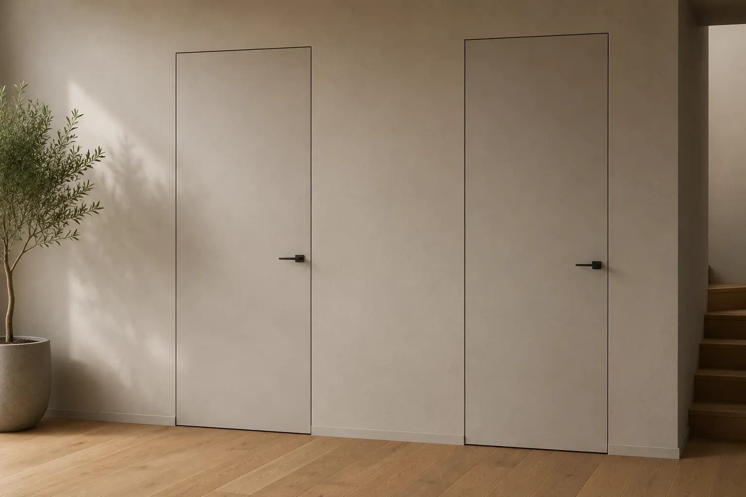 Portes affleurantes