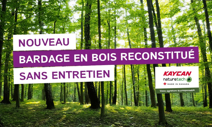 NOUVEAU BARDAGE EN BOIS RECONSTITUÉ SANS ENTRETIEN