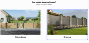 Boissec configurateur clotures