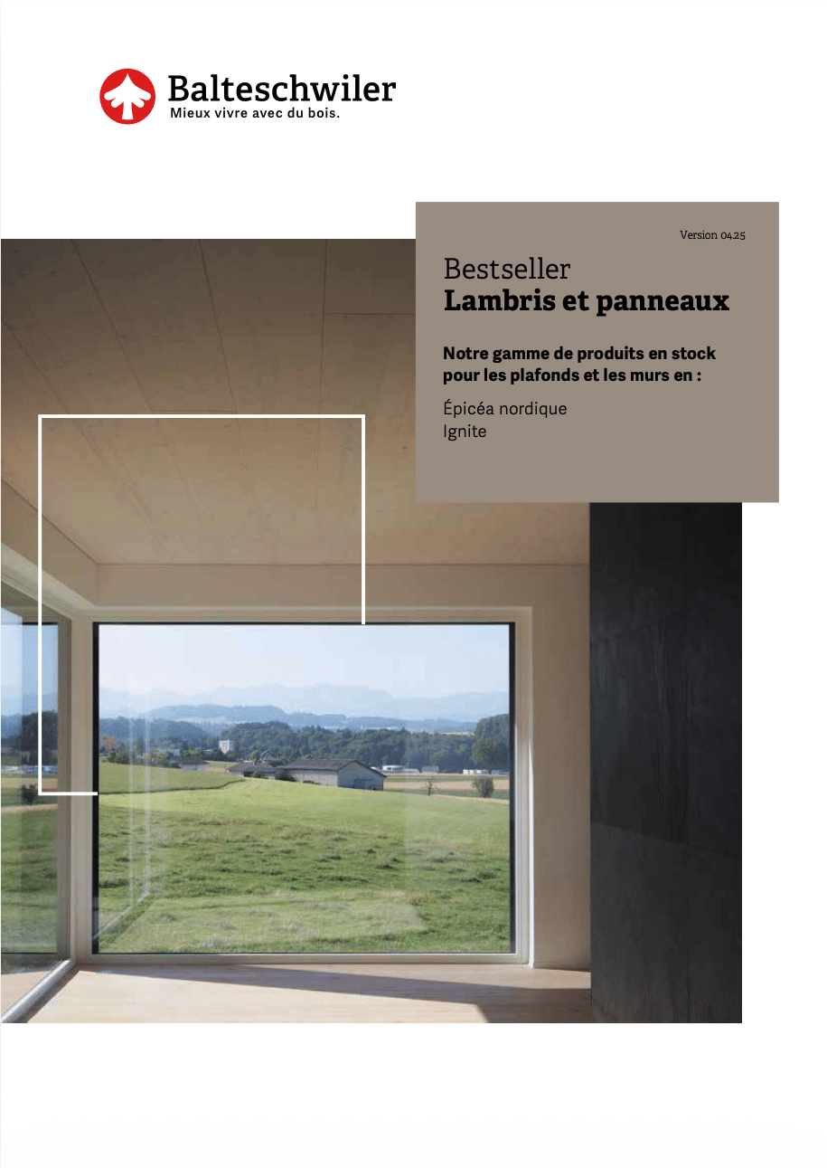 Catalogue Bestseller Systèmes de façades - Balteschwiler