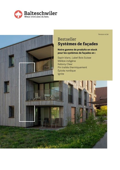 Catalogue Bestseller Systèmes de façades - Balteschwiler